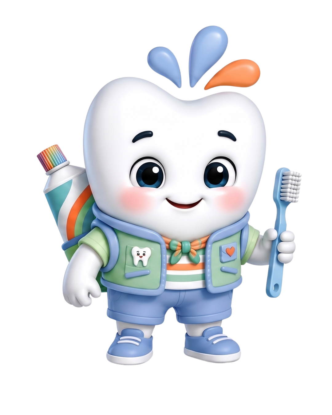 Mascote da Clínica Pingo de Dente